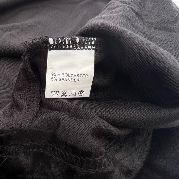 BesserBay Girls Bowknot Cold Shoulder Black Velvet Dress 130/ 7-8 Years - Picture 9 of 12